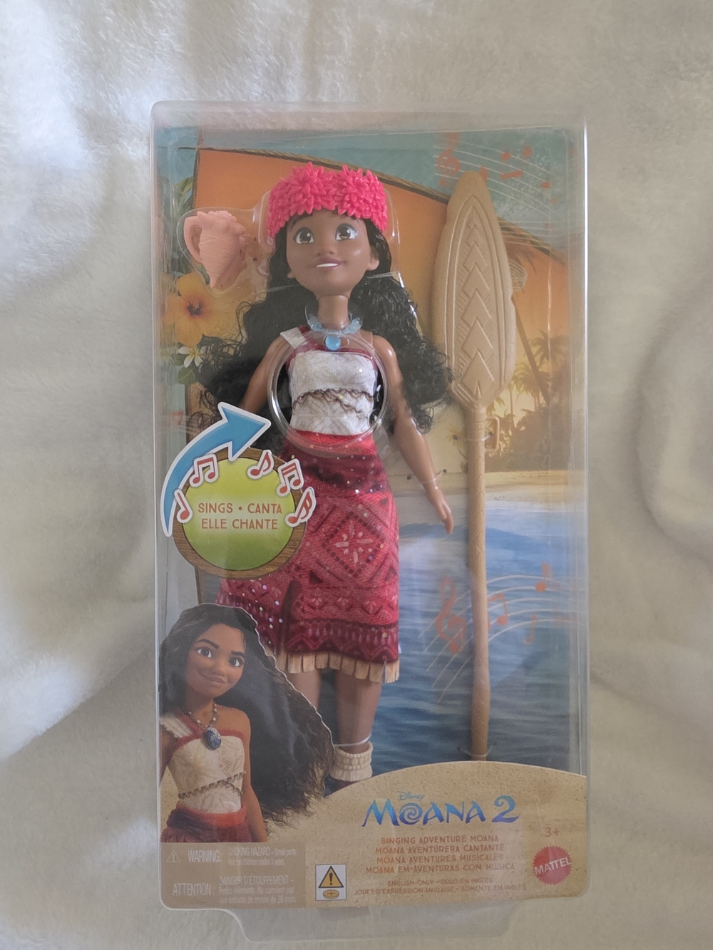 Disney Moana 2 Singing Adventure Moana Doll Mattel JBT37 - BRAND NEW NIB